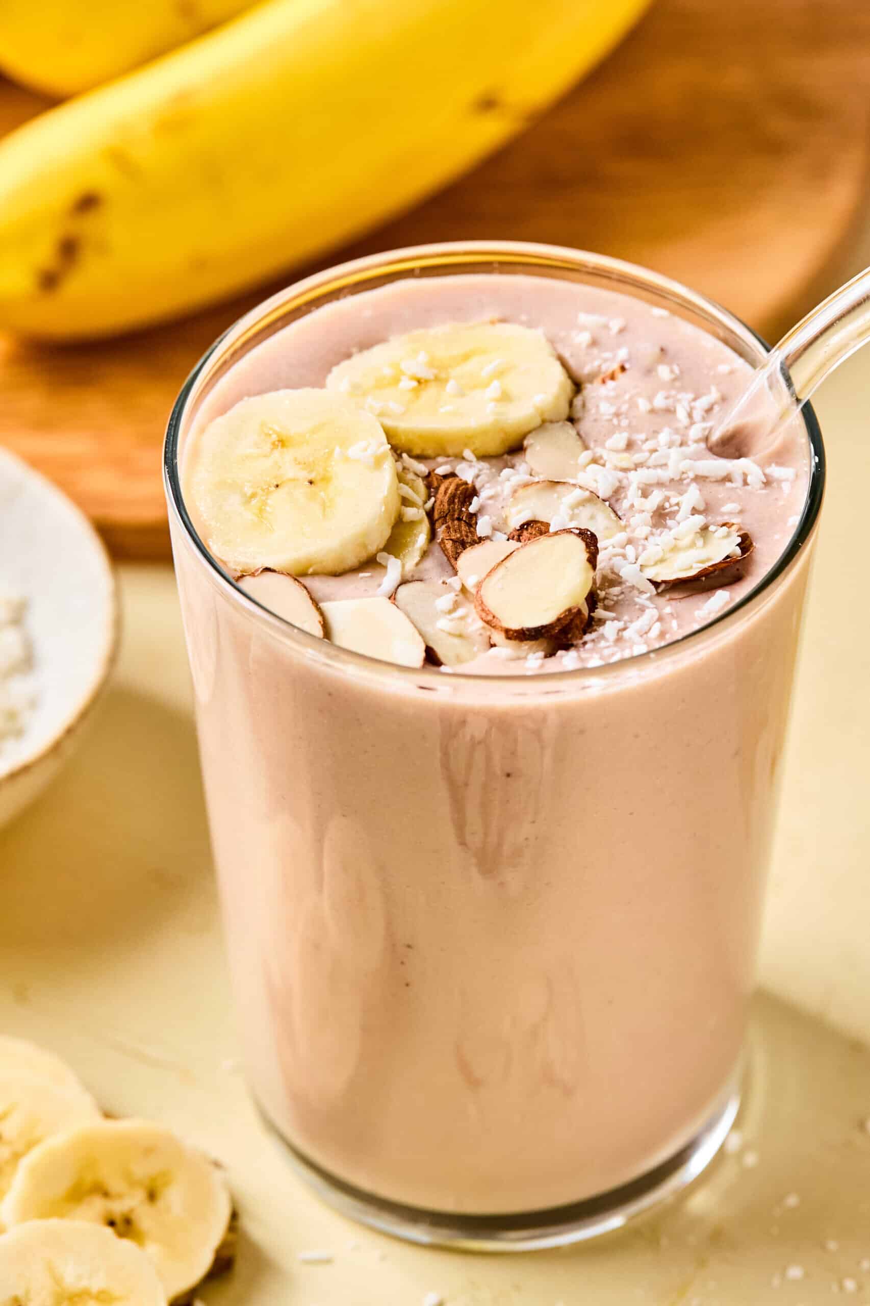 4 Ingredient Banana Protein Shake