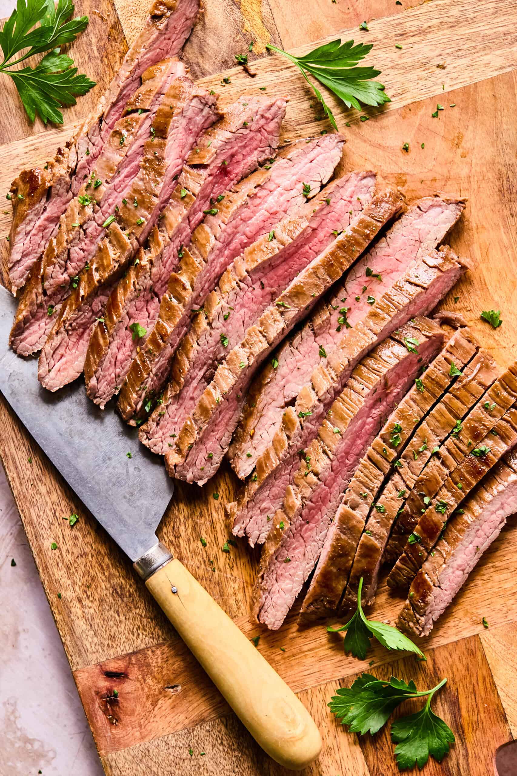 Perfectly Cooked Air Fryer Flank Steak