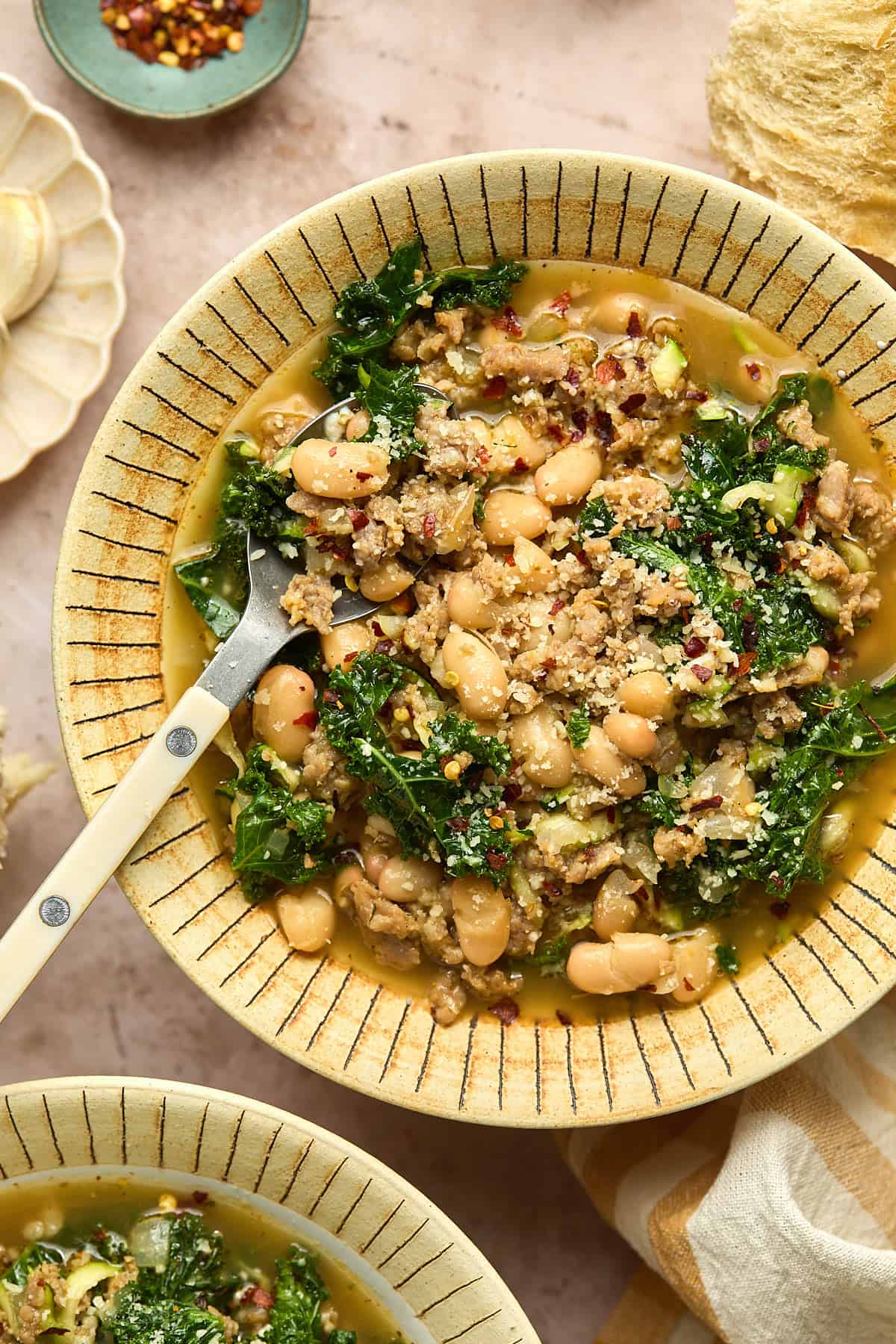 Sausage Kale and White Bean Soup (stovetop)