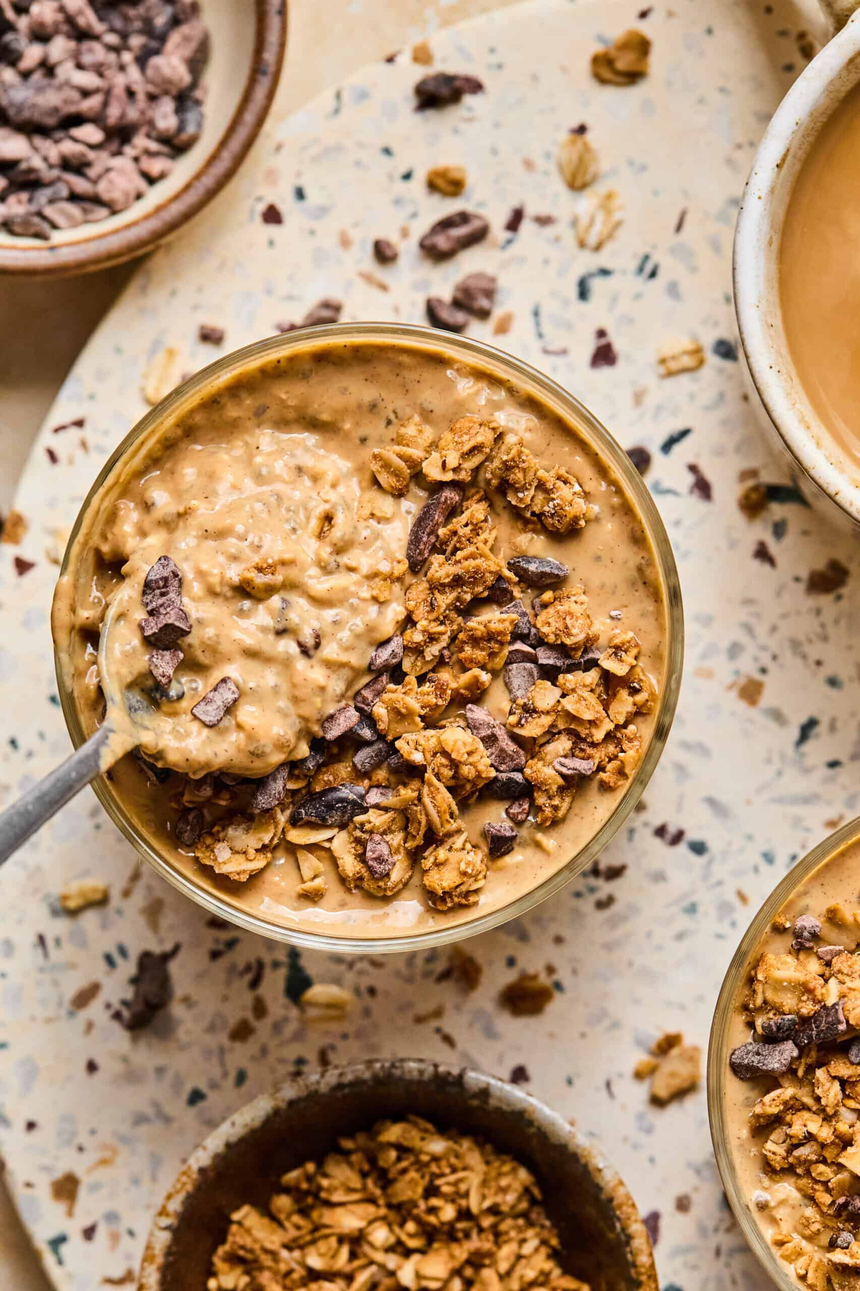 Protein Coffee Overnight Oats with Instant Coffee