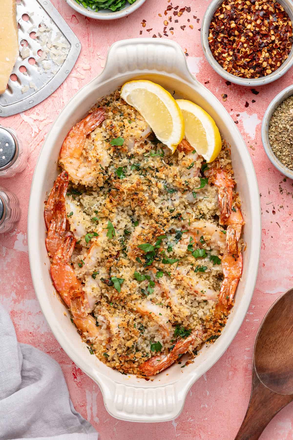 Easy Crispy Baked Shrimp Oreganata