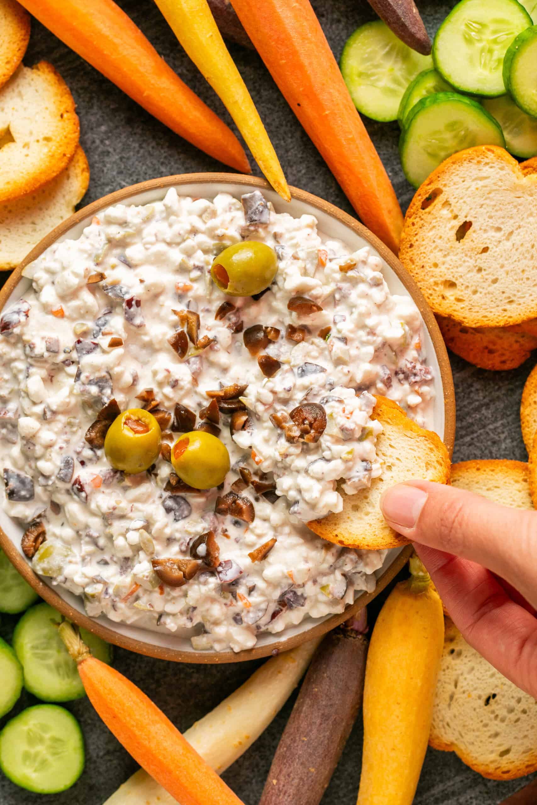 High Protein Three Olive Dip