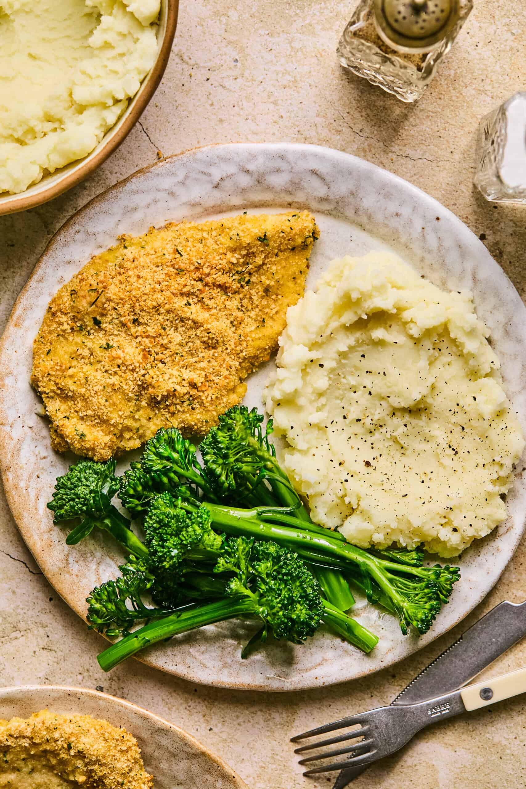 Crispy Baked Chicken Cutlets with Parmesan Cheese